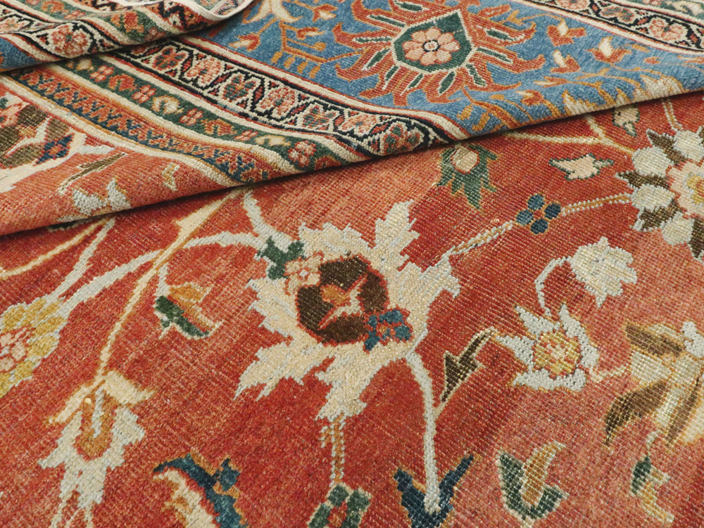 Antique Persian Mahal Large Square Carpet, No.26769 - Gsblank