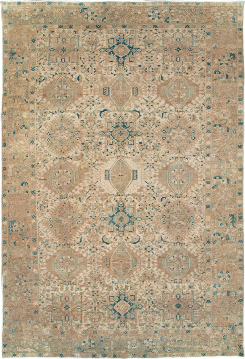 Vintage Persian Karajeh Small Room Size Carpet, No.26772 - Gsblank