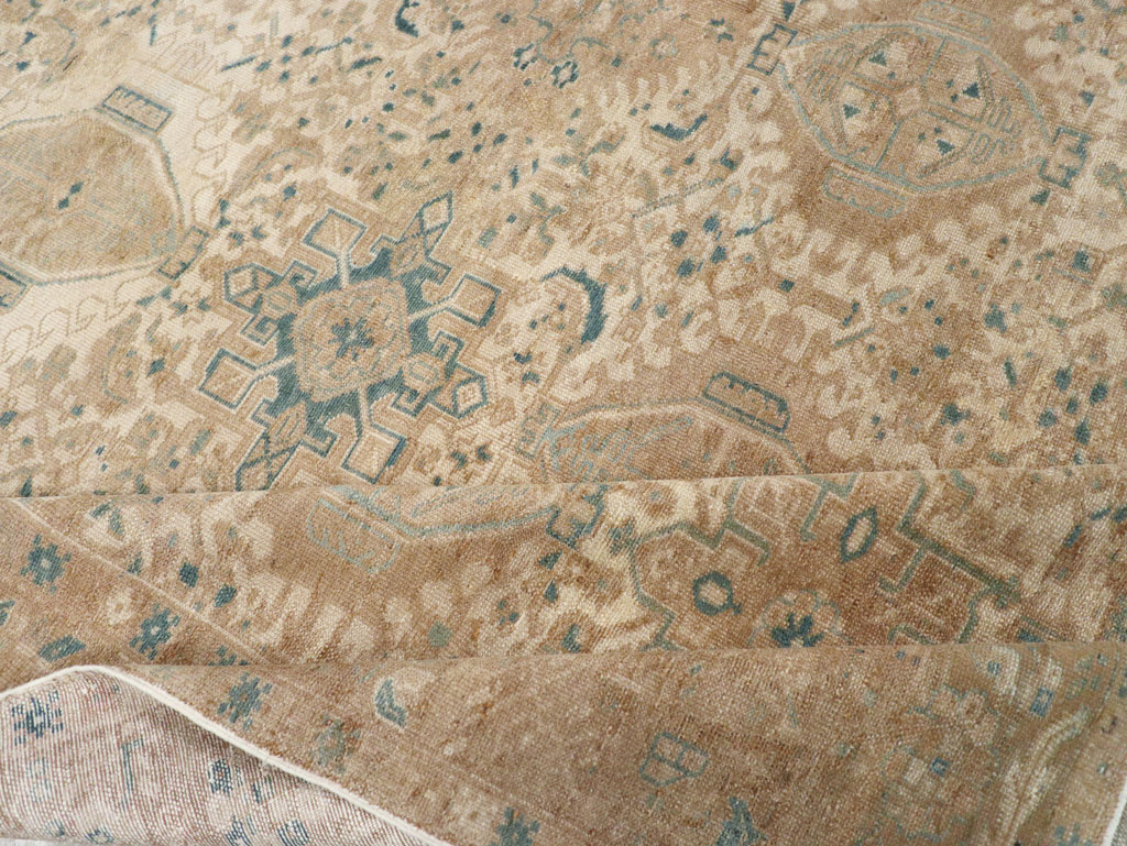 Vintage Persian Karajeh Small Room Size Carpet, No.26772 - Gsblank