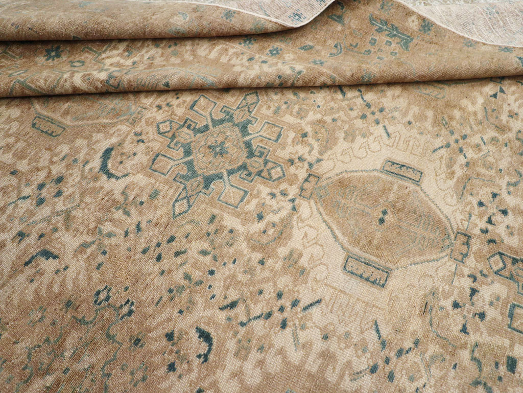 Vintage Persian Karajeh Small Room Size Carpet, No.26772 - Gsblank