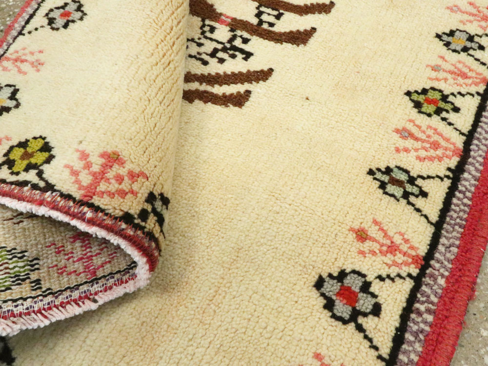 Vintage Persian Baluch Pictorial Rug, No.26776 - Gsblank