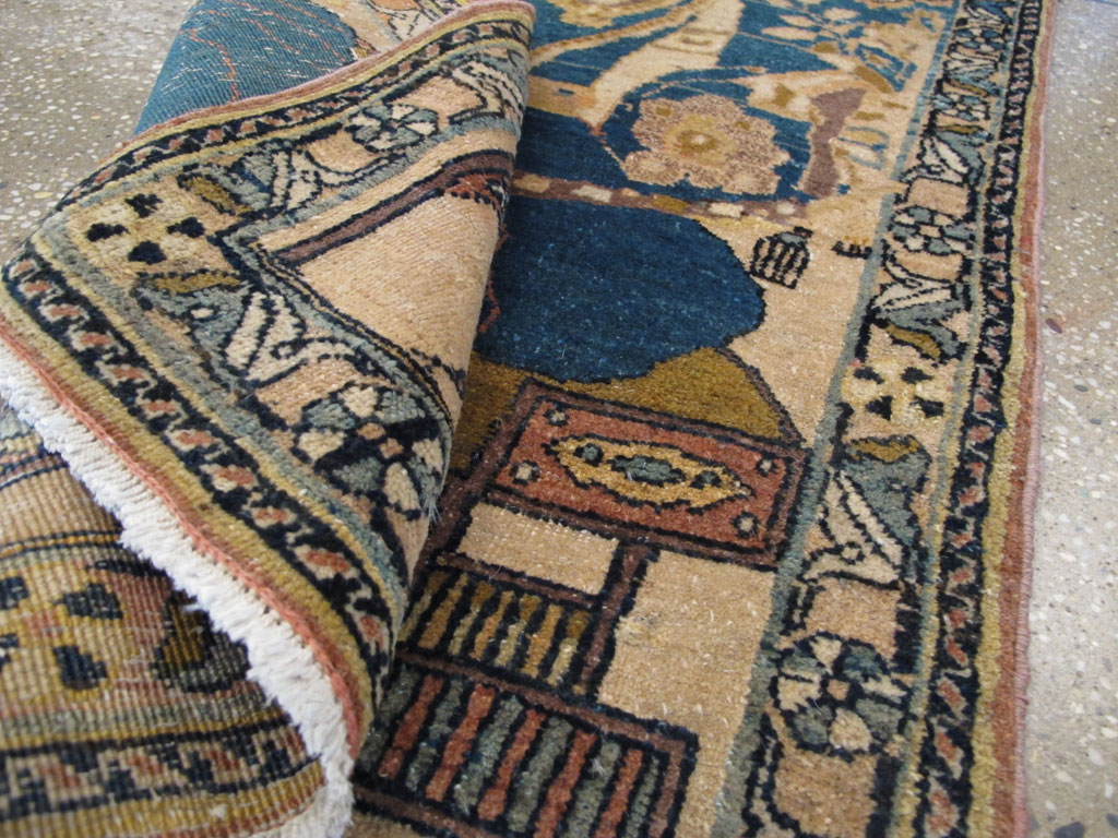 Antique Persian Tabriz Pictorial Rug, No.26782 - Gsblank