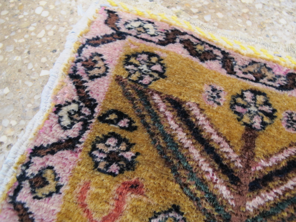 Vintage Persian Gabbeh Tribal Throw Rug, No.26825 - Gsblank