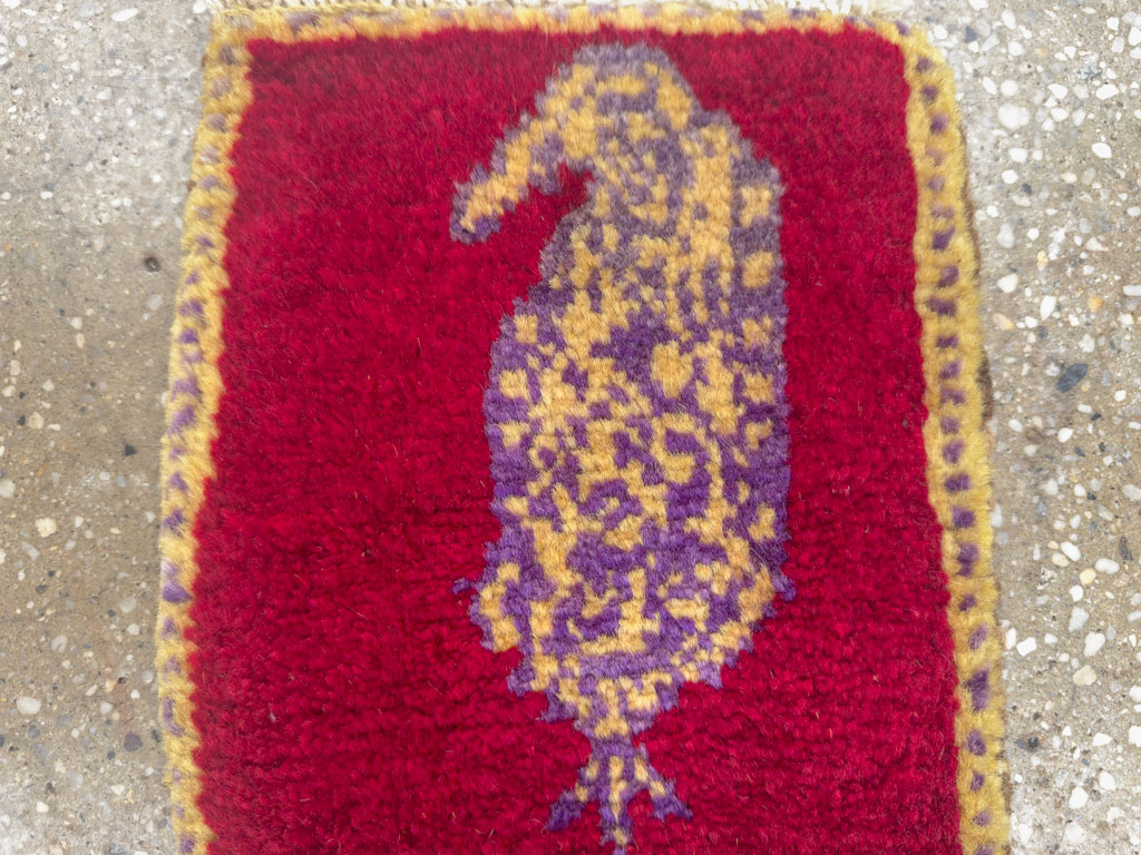 Vintage Persian Gabbeh Bag Face, No.26826 - Gsblank