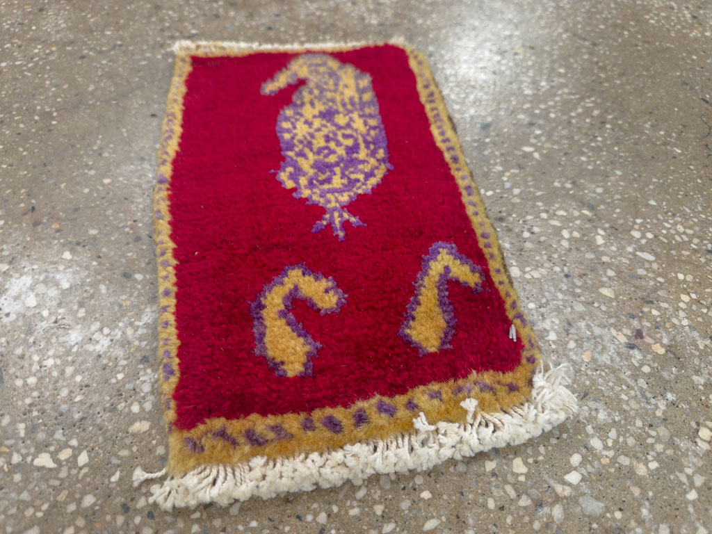 Vintage Persian Gabbeh Bag Face, No.26826 - Gsblank