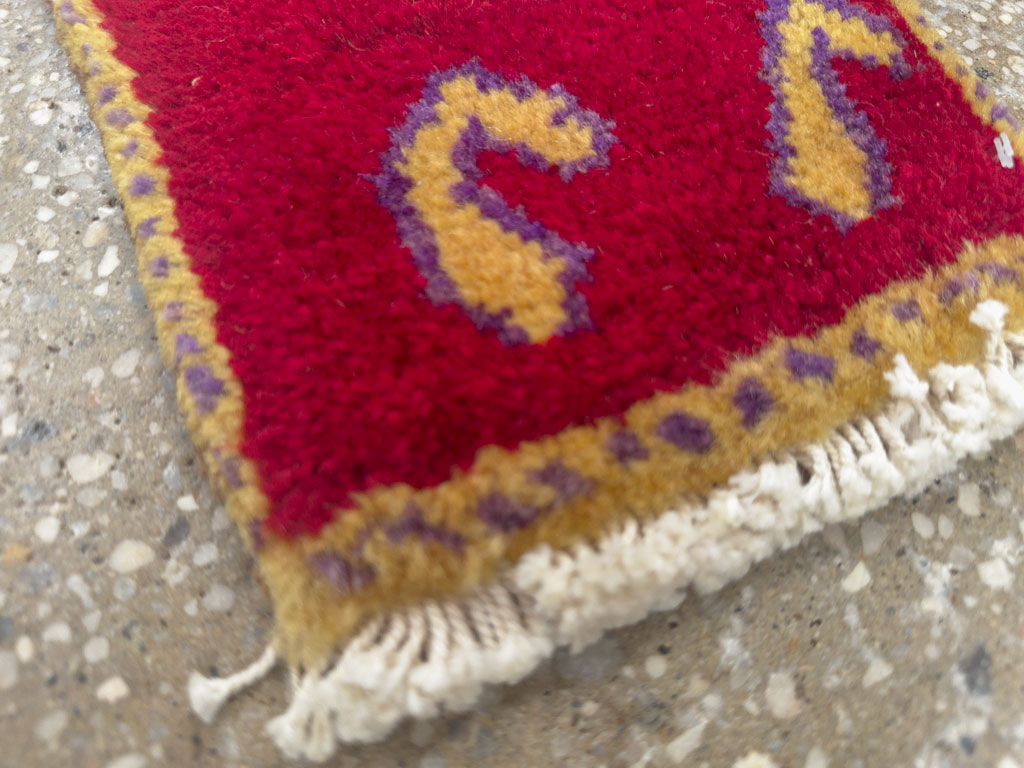 Vintage Persian Gabbeh Bag Face, No.26826 - Gsblank