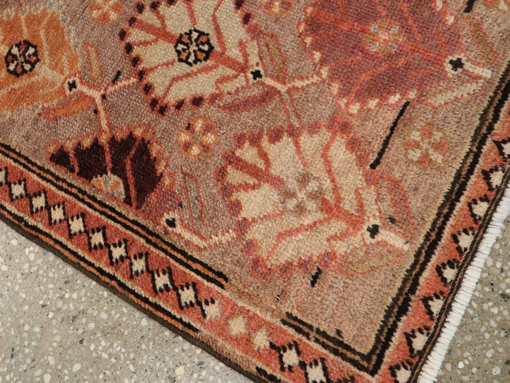 Vintage Persian Malayer Throw Rug, No.26828 - Gsblank