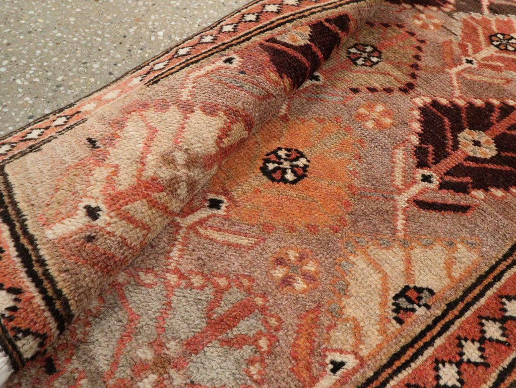 Vintage Persian Malayer Throw Rug, No.26828 - Gsblank