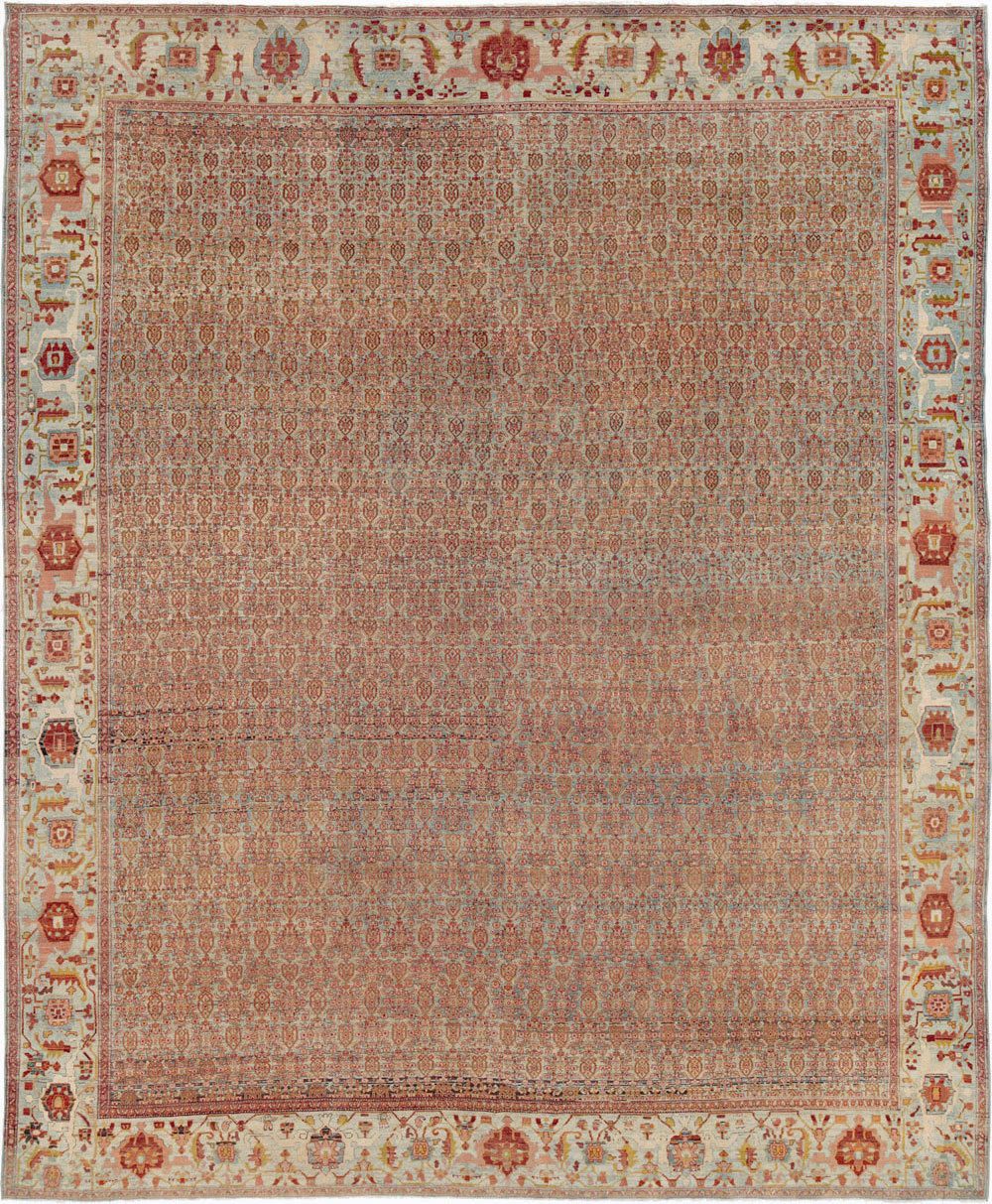 Antique Senneh Malayer Rug, No.26835 - Gsblank