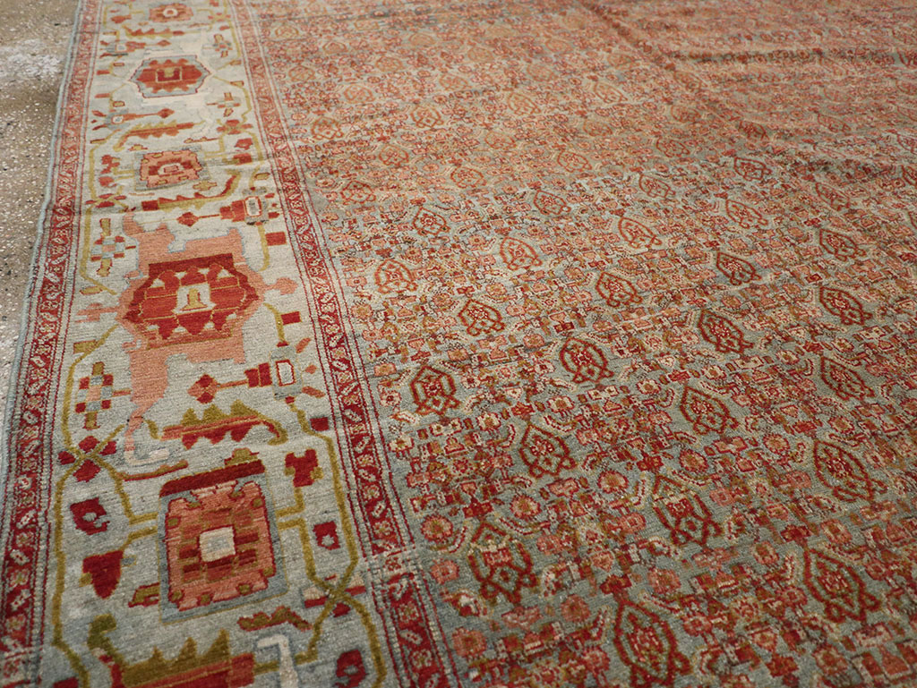 Antique Senneh Malayer Rug, No.26835 - Gsblank
