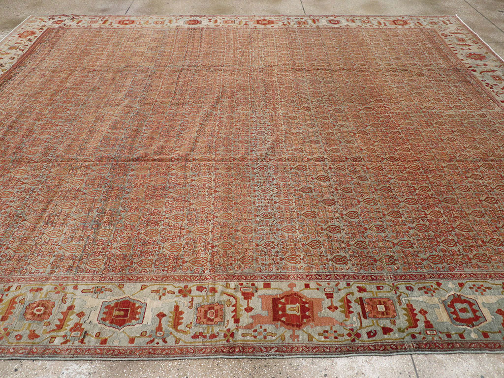 Antique Senneh Malayer Rug, No.26835 - Gsblank