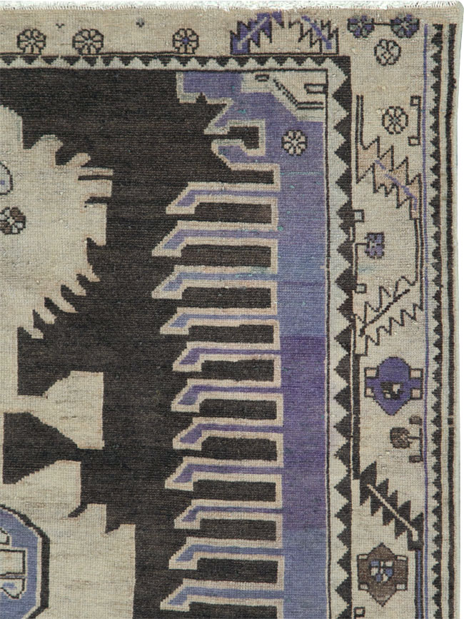 Vintage Persian Malayer Gallery Rug, No.26837 - Gsblank