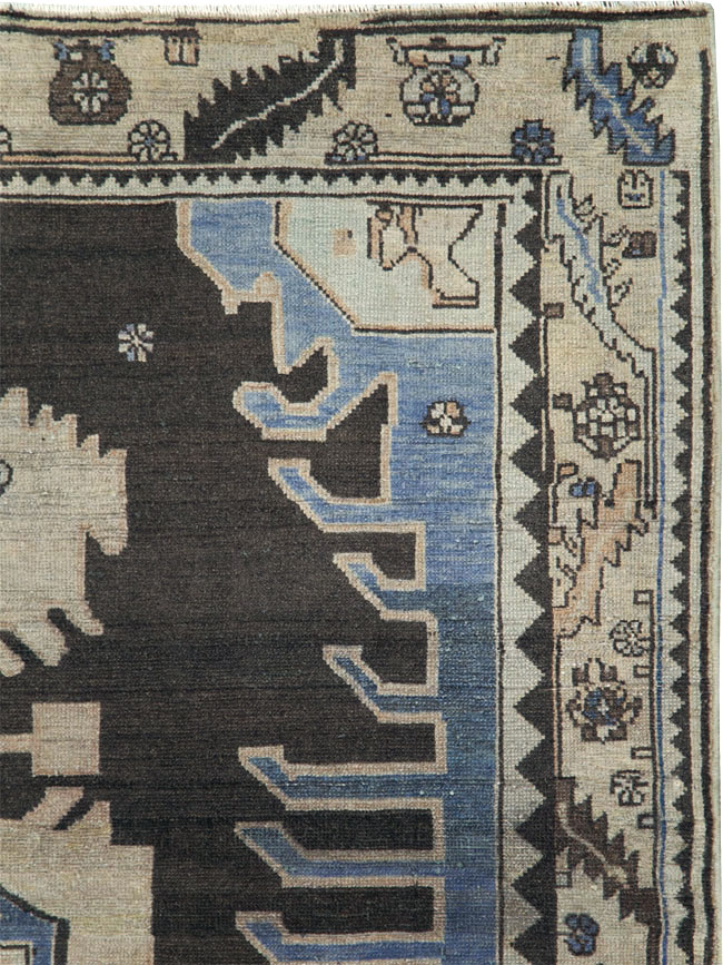 Vintage Persian Malayer Gallery Rug, No.26837 - Gsblank