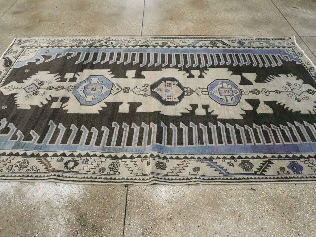 Vintage Persian Malayer Gallery Rug, No.26837 - Gsblank