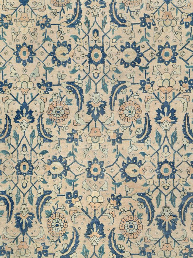 Antique Persian Tabriz Large Room Size Carpet, No.26844 - Gsblank