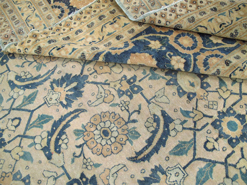 Antique Persian Tabriz Large Room Size Carpet, No.26844 - Gsblank