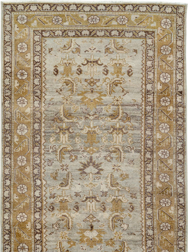 Vintage Persian Malayer Runner, No.26845 - Gsblank