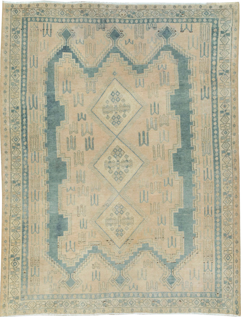 Vintage Persian Afshar Accent Rug, No.26851 - Gsblank