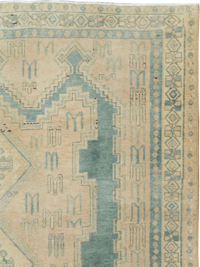 Vintage Persian Afshar Accent Rug, No.26851 - Gsblank