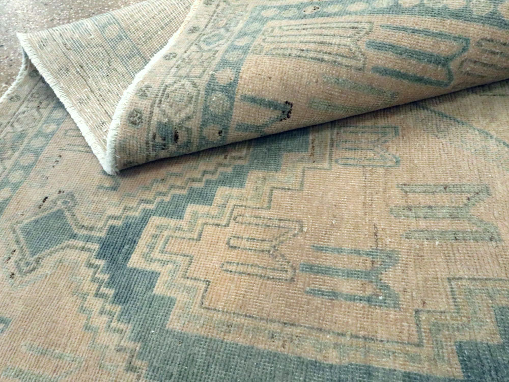 Vintage Persian Afshar Accent Rug, No.26851 - Gsblank