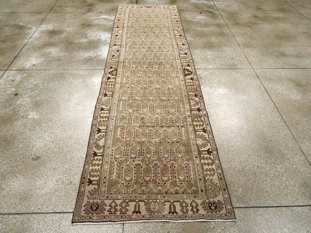 Vintage Persian Malayer Runner, No.26856 - Gsblank