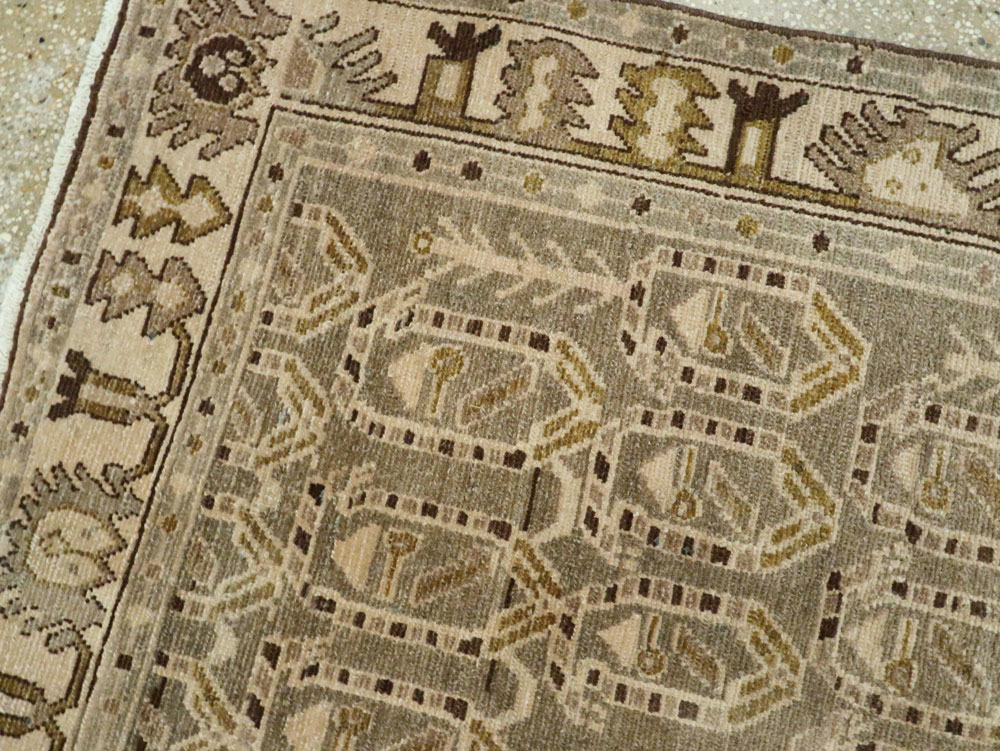 Vintage Persian Malayer Runner, No.26856 - Gsblank