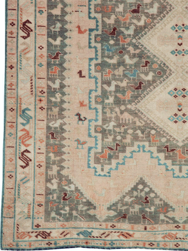 Vintage Persian Afshar Rug, No.26867 - Gsblank