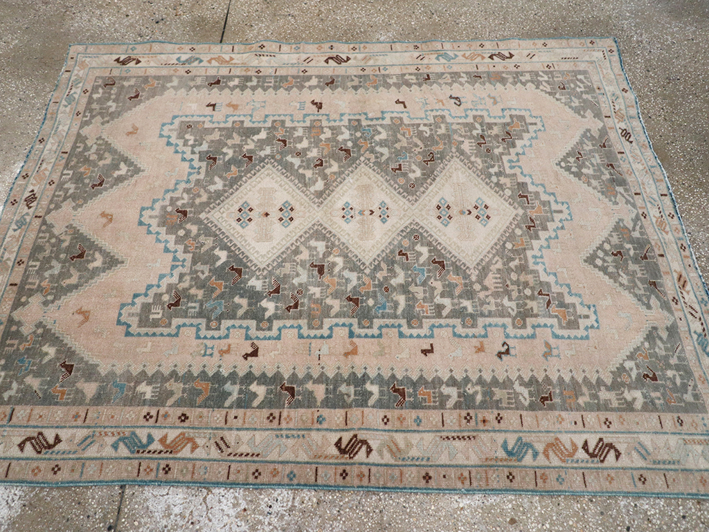 Vintage Persian Afshar Rug, No.26867 - Gsblank