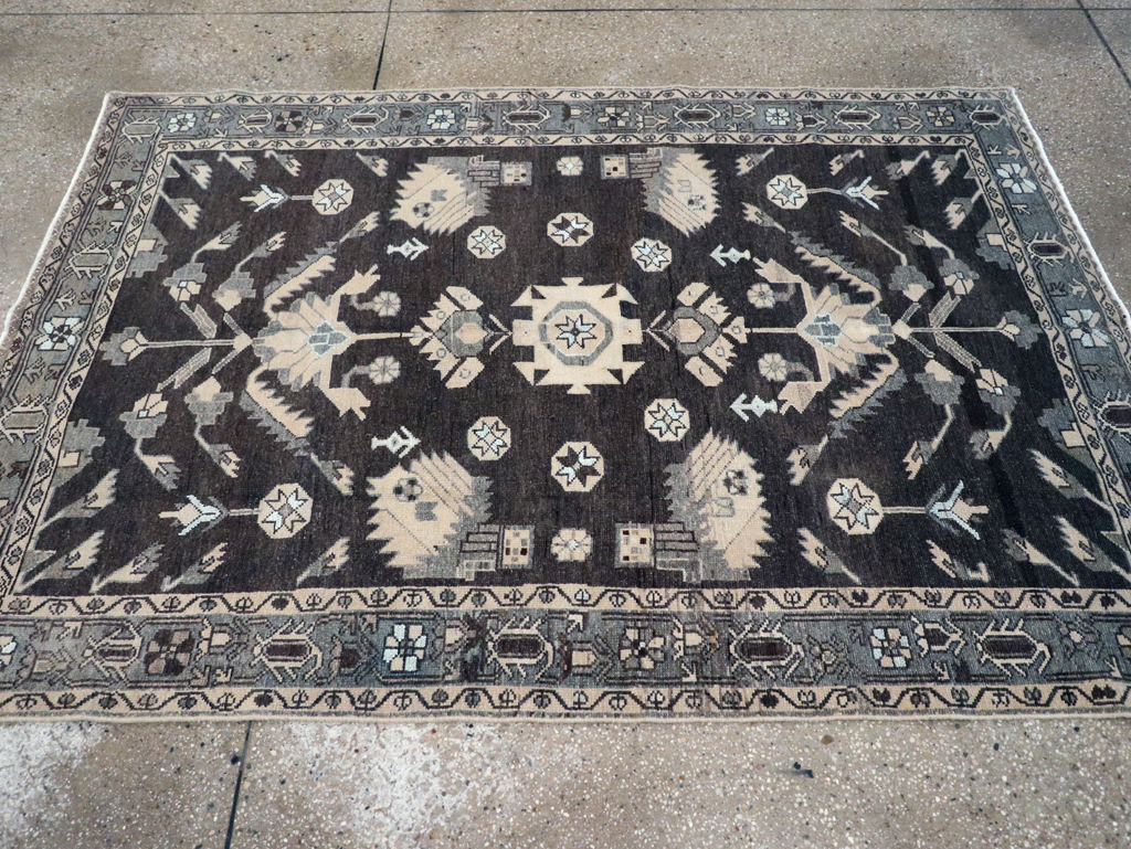 Vintage Persian Malayer Rug, No.26869 - Gsblank