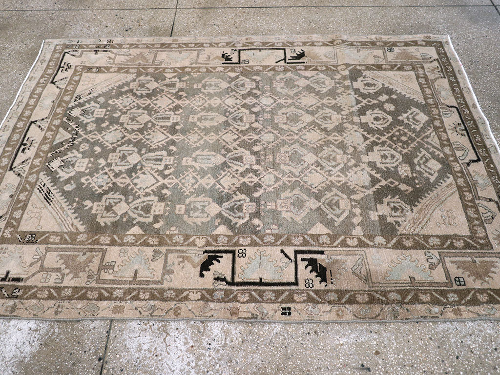 Vintage Persian Malayer Rug, No.26870 - Gsblank