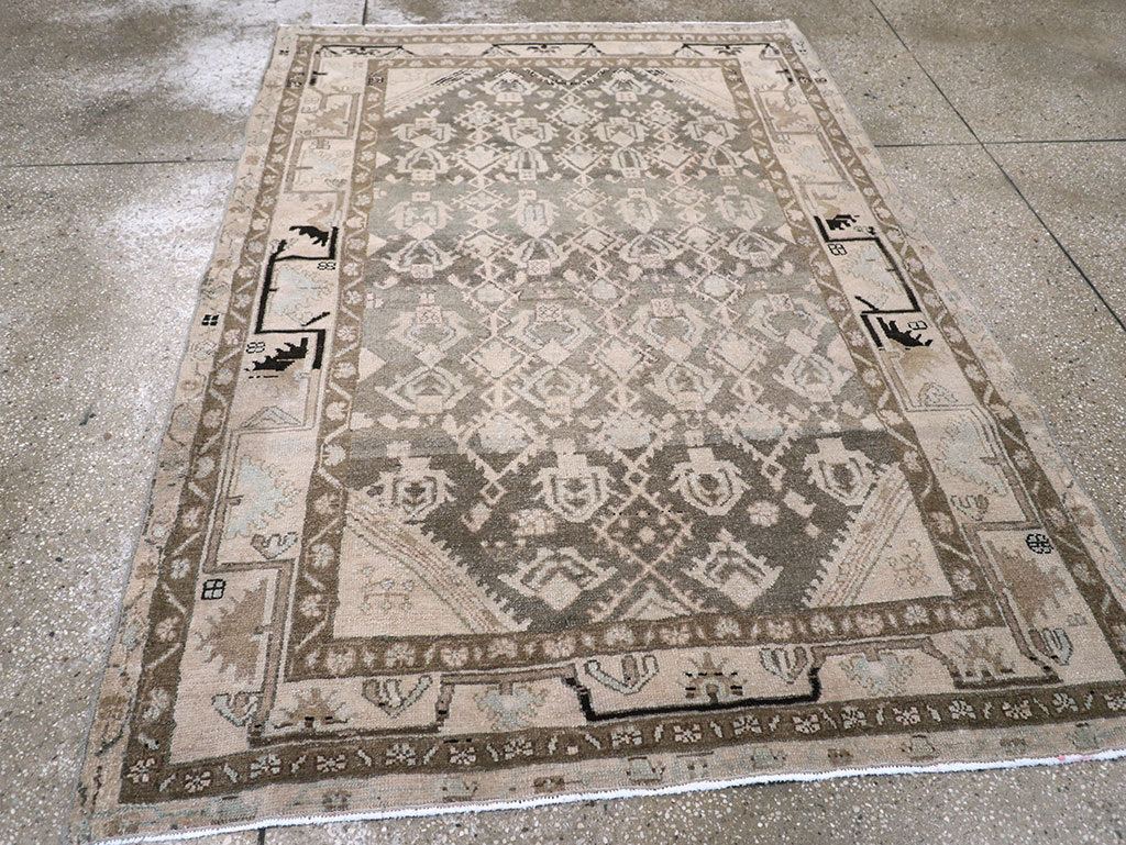 Vintage Persian Malayer Rug, No.26870 - Gsblank