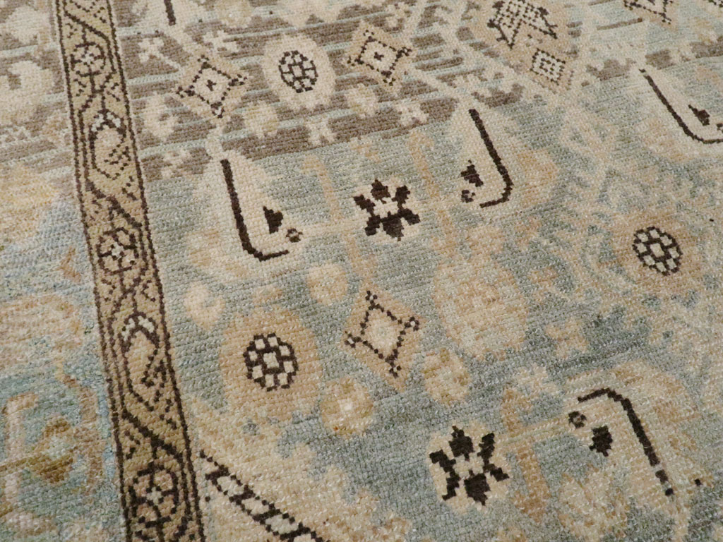 Vintage Persian Malayer Throw Rug, No.26871 - Gsblank