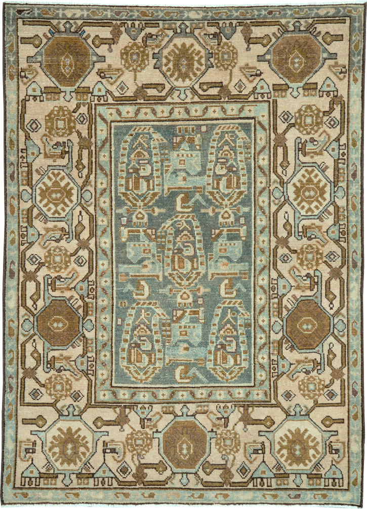 Vintage Persian Malayer Rug, No.26876 - Gsblank