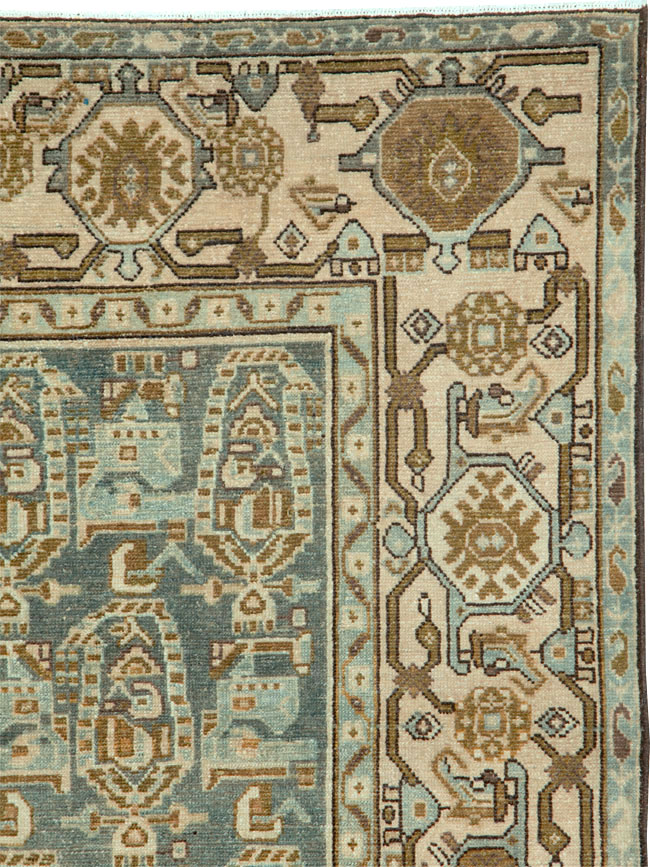 Vintage Persian Malayer Rug, No.26876 - Gsblank