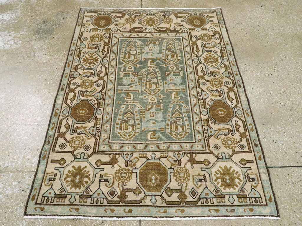 Vintage Persian Malayer Rug, No.26876 - Gsblank