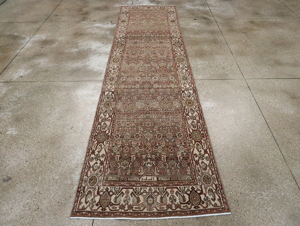 Antique Persian Malayer Runner, No.26877 - Gsblank