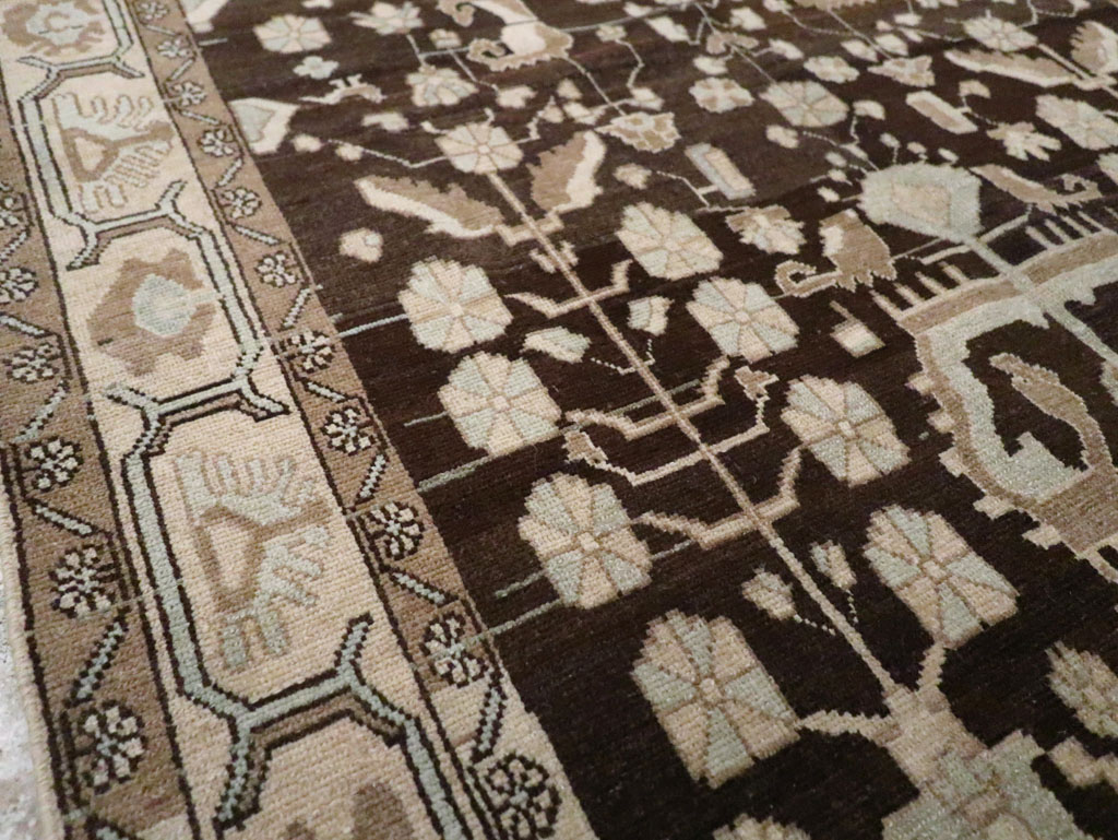 Vintage Persian Malayer Accent Rug, No.26883 - Gsblank