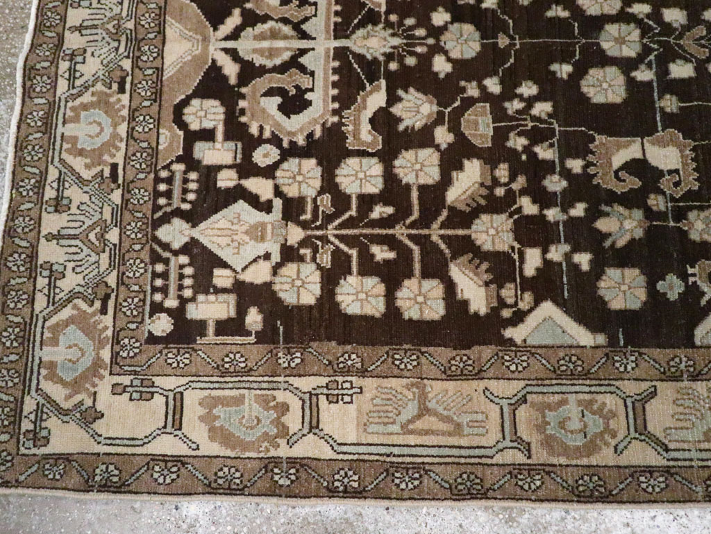 Vintage Persian Malayer Accent Rug, No.26883 - Gsblank