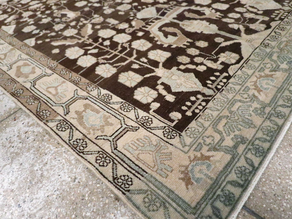 Vintage Persian Malayer Accent Rug, No.26883 - Gsblank