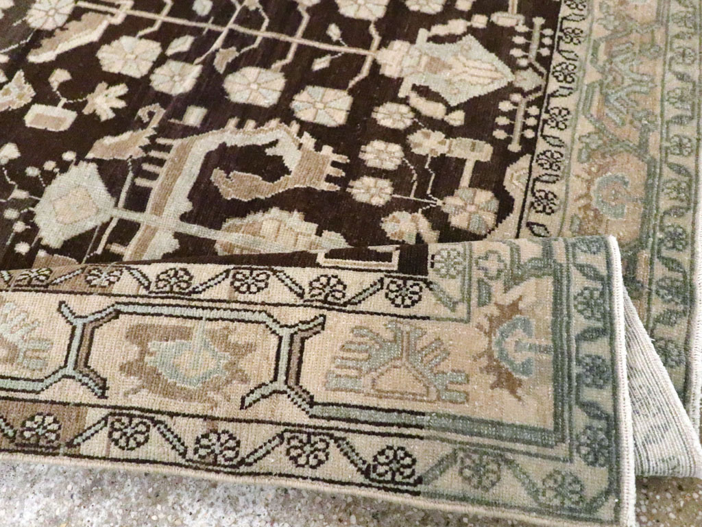 Vintage Persian Malayer Accent Rug, No.26883 - Gsblank