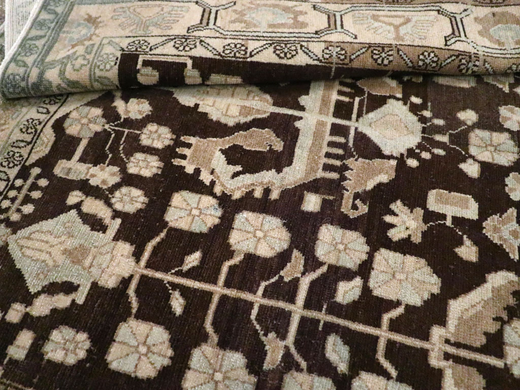 Vintage Persian Malayer Accent Rug, No.26883 - Gsblank