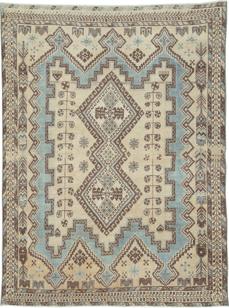 Vintage Persian Afshar Rug, No.26888 - Gsblank