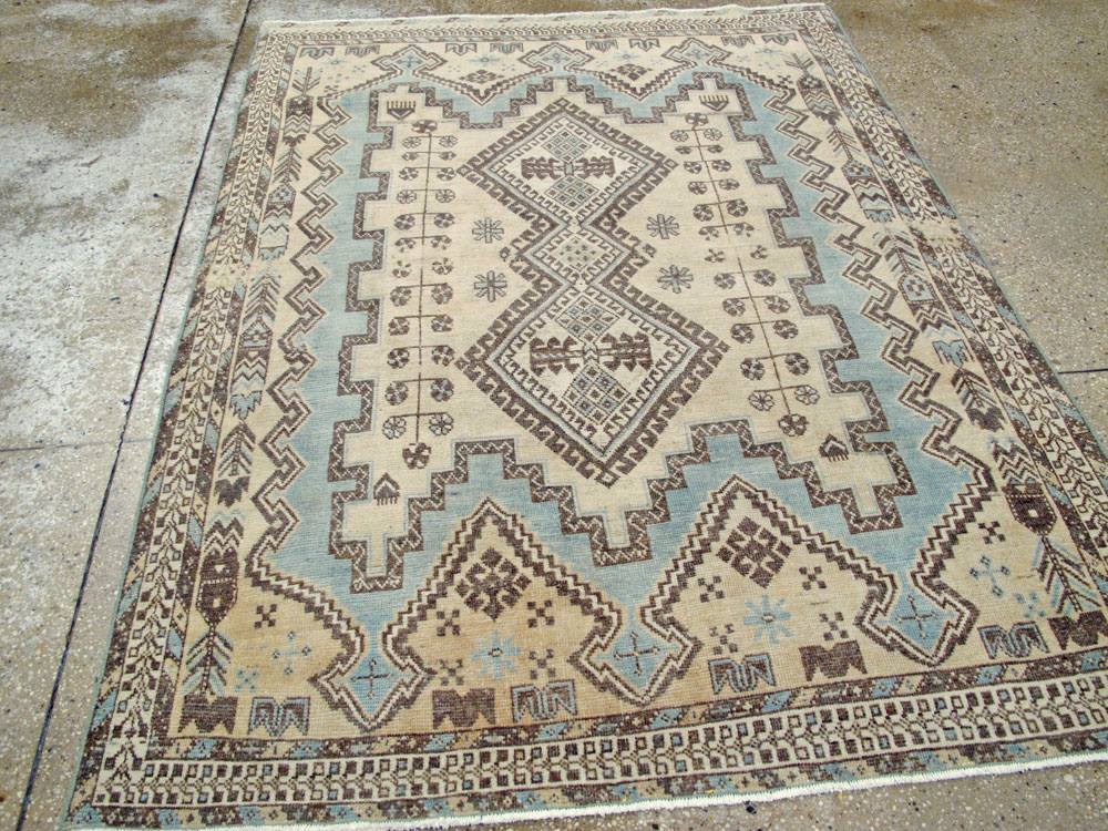 Vintage Persian Afshar Rug, No.26888 - Gsblank