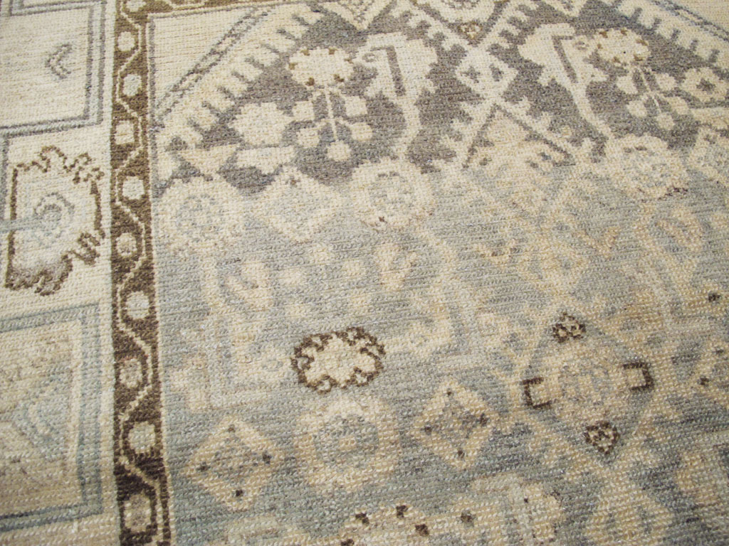 Vintage Persian Malayer Throw Rug, No.26891 - Gsblank