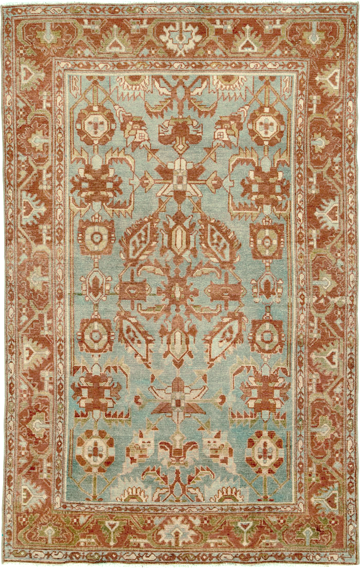 Vintage Persian Malayer Rug, No.26892 - Gsblank
