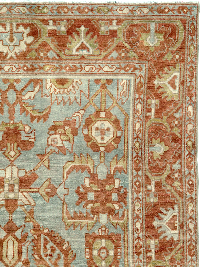 Vintage Persian Malayer Rug, No.26892 - Gsblank