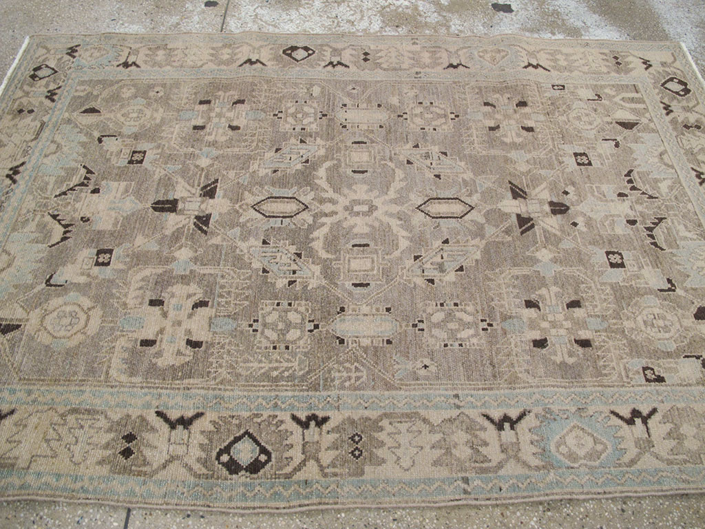 Vintage Persian Malayer Rug, No.26893 - Gsblank
