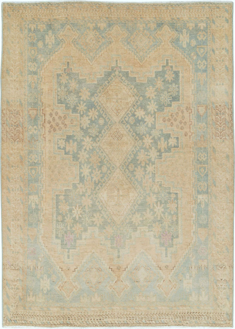 Vintage Persian Afshar Rug, No.26898 - Gsblank