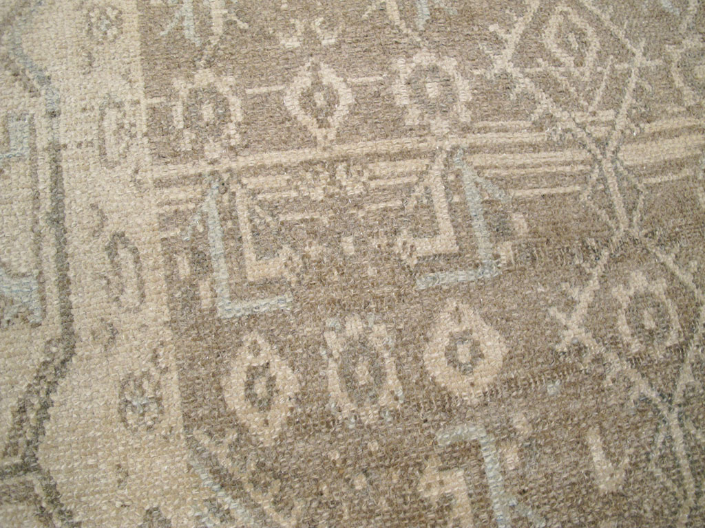 Vintage Persian Malayer Throw Rug, No.26901 - Gsblank