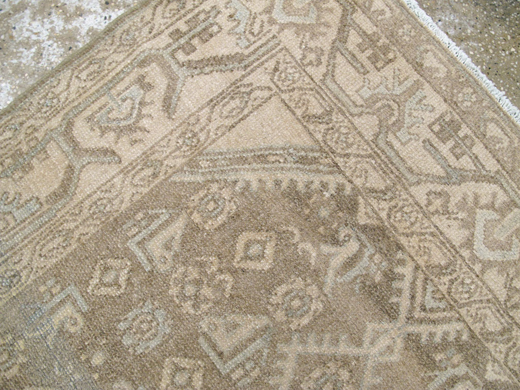 Vintage Persian Malayer Throw Rug, No.26901 - Gsblank